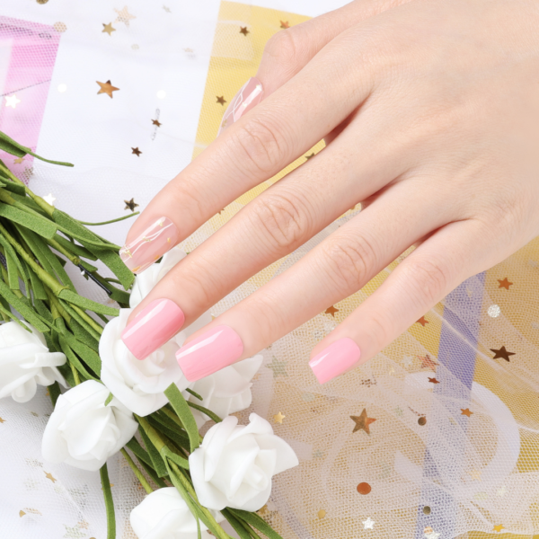 Wersie Pembe Bahar Jel Tırnak 20 Adet, 2 Kullanım-WER105 - Görsel 2